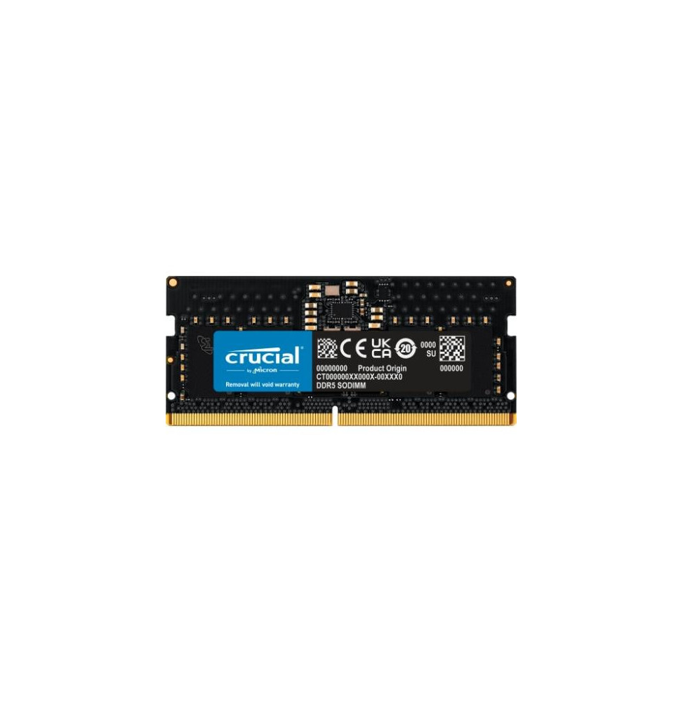 DDR5 SO-DIMM CRUCIAL 8GB 5600MHz - CT8G56C46S5