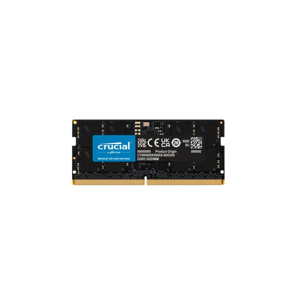 DDR5 SO-DIMM CRUCIAL 16GB 5600MHz - CT16G56C46S5