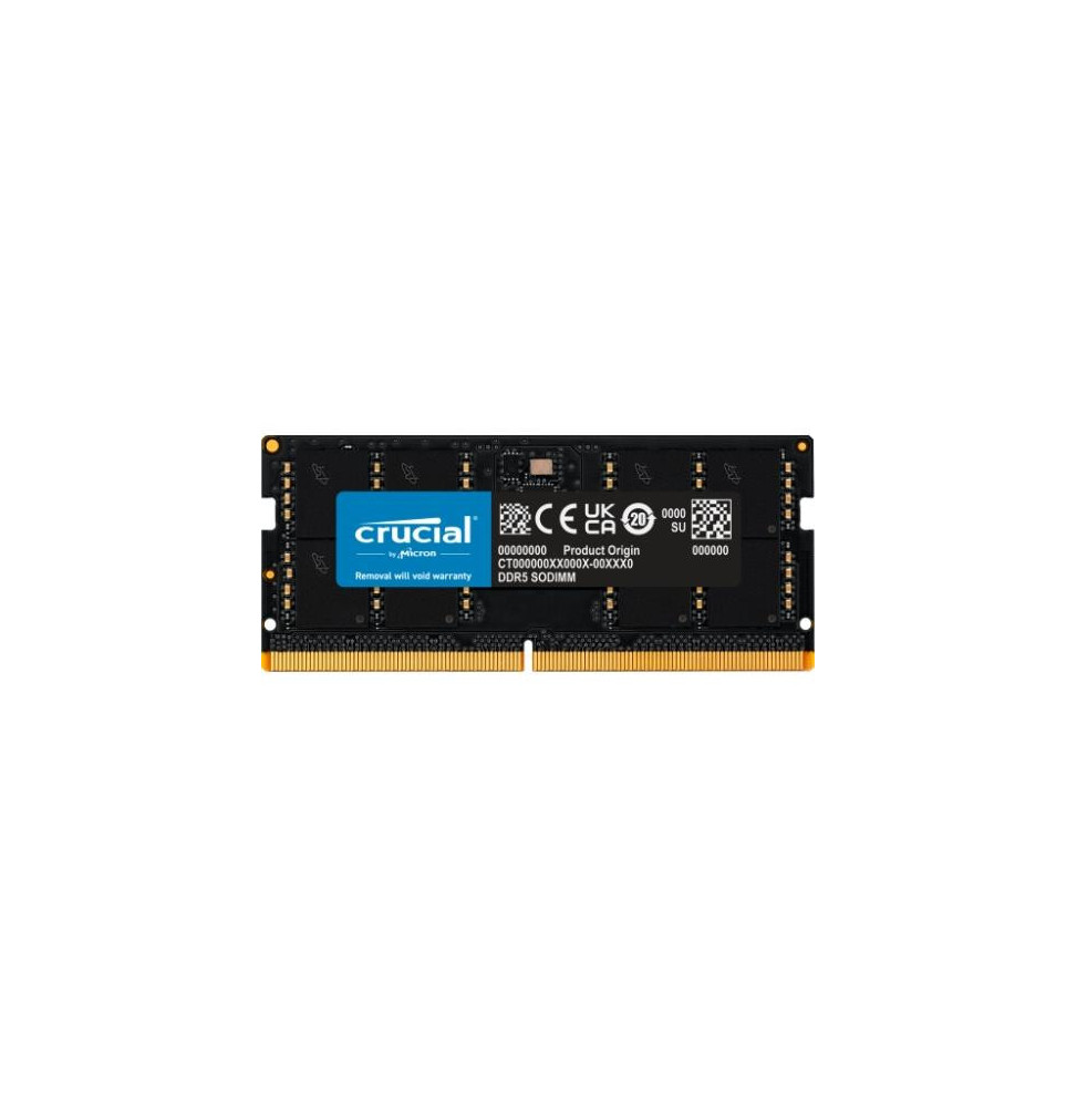 DDR5 SO-DIMM CRUCIAL 32GB 5600MHz - CT32G56C46S5