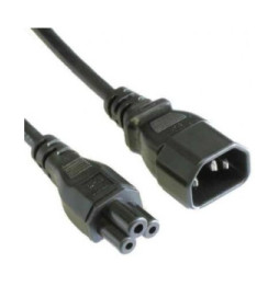 CAVO LINK ALIMENTAZIONE CONNETTORI C14 MASCHIO C5 FEMMINA 1.8MT. NERO. LK10038