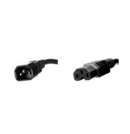 CAVO LINK ALIMENTAZIONE CONNETTORI C14 MASCHIO C15 FEMMINA. 1.8MT. NERO. LK10039