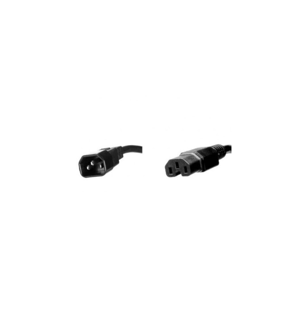 CAVO LINK ALIMENTAZIONE CONNETTORI C14 MASCHIO C15 FEMMINA. 1.8MT. NERO. LK10039