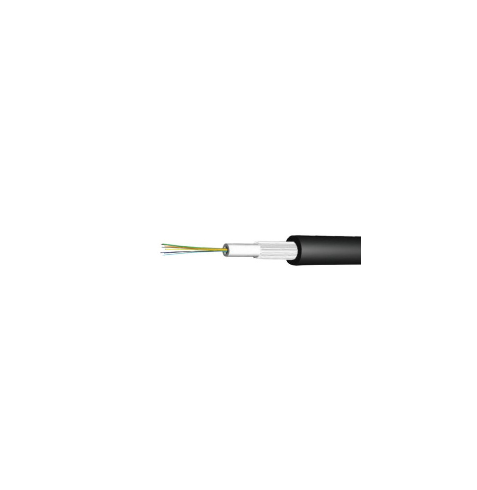 Cavo in fibra ottica in config. Unitubo Gel filled contenente 12 fibre ottiche OS2 MONOMODALI acciaio corrugato liv. 3 ECA