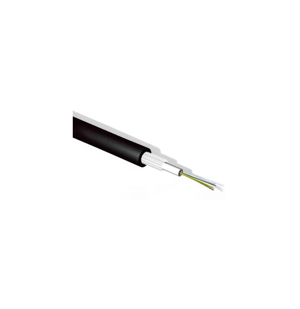 Cavo in fibra ottica in config. Unitubo Gel filled contenente 4 fibre ottiche MULTIMODALI OM3 antiroditore livello 1 classe ECA