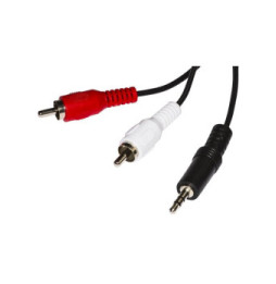 CAVO LINK AUDIO MINI JACK 3.5mm TO 2x RCA. M/M....