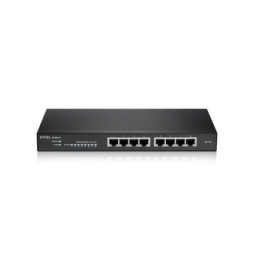 SWITCH ZYXEL - NebulaFlex Switch Web Managed 8p Gigabit - Supporto IPv6. VLAN - Design senza ventole. Desktop GS1915-8-EU0101F
