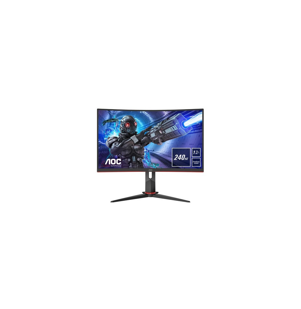 MONITOR AOC LED 31.5" Wide CURVED C32G2ZE/BK VA 1920x1080 1ms 300cd/mq 4.000-1(80.000.000-1) 2HDMI DP VESA 240HZ GAMING